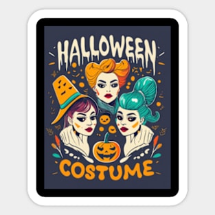 Halloween custom freind Sticker